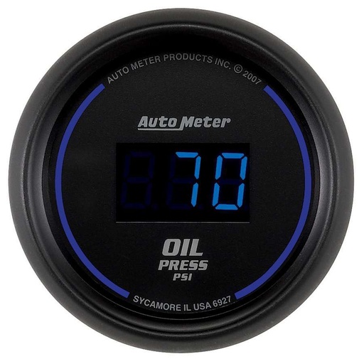 [ATM6927] Autometer - 2-1/16 Oil Press Gauge 5-100 Psi Digital