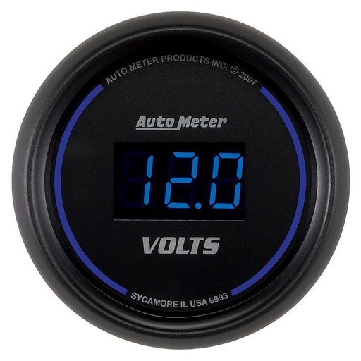 [ATM6993] Autometer - 2-1/16 Cobalt Voltmeter Gauge