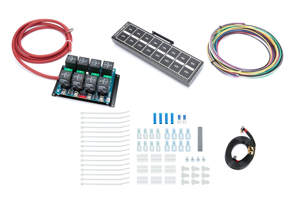 Auto Rod Controls - 8 Switch Overhead Control Module C/F Fin. | Racing ...