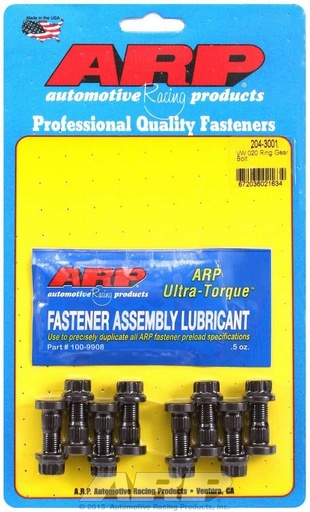 [ARP204-3001] ARP - Ring Gear Bolt Kit 12pt 9mm x 1.0 x 1.200 VW 020