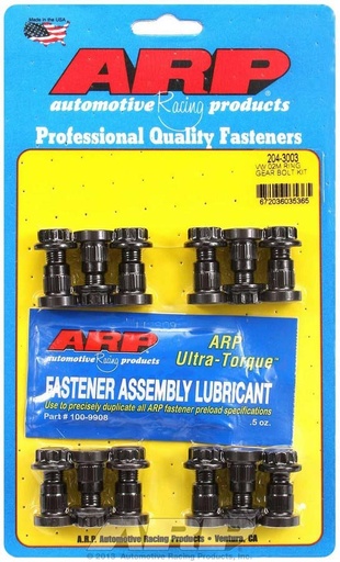 [ARP204-3003] Arp - Ring Gear Bolt Kit 12pt 9mm x 1.0 x 1.100 Vw 020