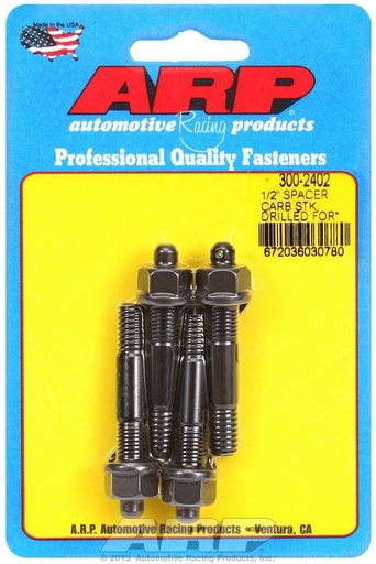 [ARP300-2402] ARP - Carb Stud Kit - Drilled for 1/2in Spacer