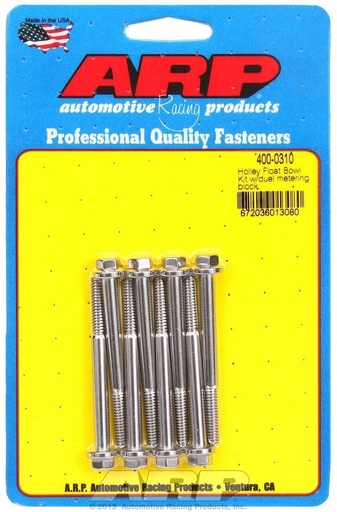 [ARP400-0310] ARP - Holley Float Bowl Bolt Kit