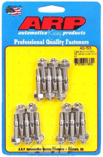 [ARP400-7605] ARP - S/S Valve Cover Stud Kit 6pt. (16)