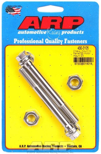 [ARP430-3105] ARP - Chevy S/S Motor Mount To Frame Bolt Kit - 6pt.