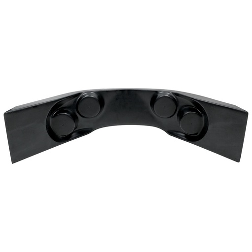 [ALL23243] Allstar Performance - Fiberglass Curved Dash Panel Black