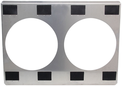 [ALL30064] Allstar Performance - Aluminum Fan Shroud 25-3/4x18-3/4 Dual 12