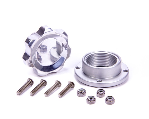 [ALL36183] Allstar Performance - Filler Cap Polished With Bolt-In Alum Bung Small