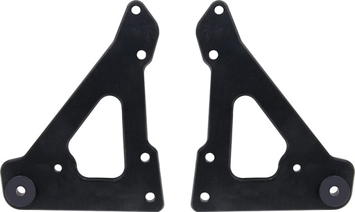 [ALL38145] Allstar Performance - Front Motor Plate 2pc W/ Bushings Black