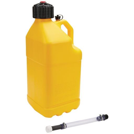 [ALL40123] Allstar Performance - Utility Jug 5 Gal W/Filler Hose Yellow