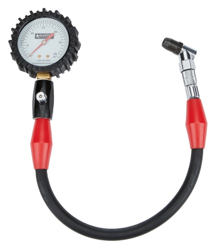[ALL44057] Allstar Performance - Tire Pressure Gauge 0-30 PSI 2-1/4in Glow
