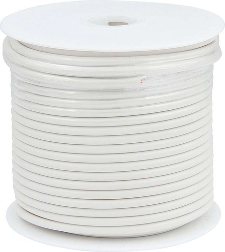 [ALL76567] Allstar Performance - 12 Awg White Primary Wire 100ft