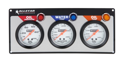 [ALL80091] Allstar Performance - 3 Gauge Panel All Op/Wt/Ot