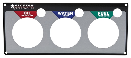 [ALL80127] Allstar Performance - Repl 3 Gauge Panel OP/WT/FP