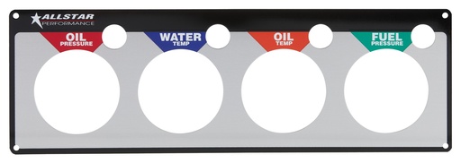 [ALL80128] Allstar Performance - Repl 4 Gauge Panel OP/WT/OT/FP
