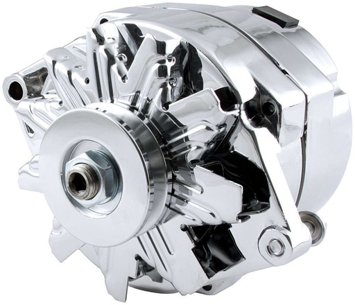 [ALL80505] Allstar Performance - GM Alternator Chrome 100 Amp 1-Wire